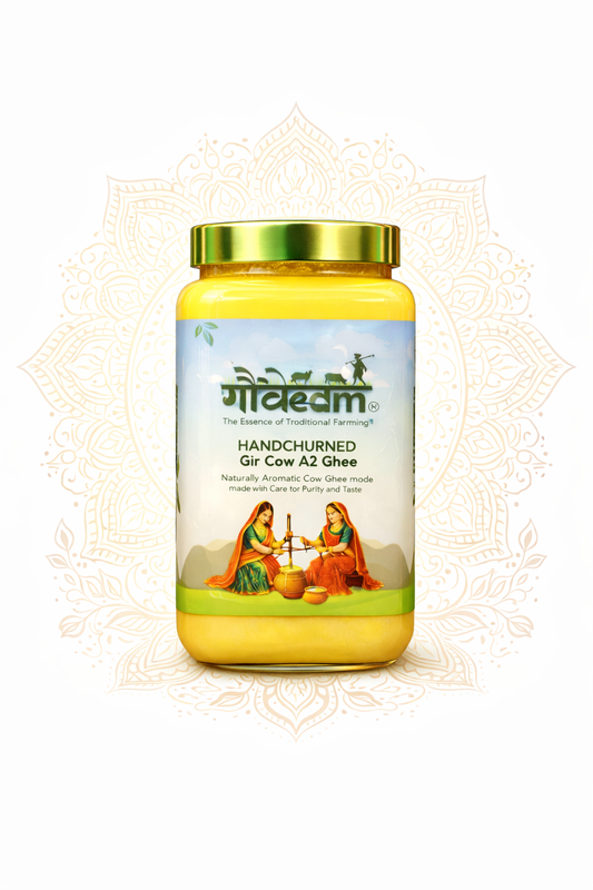 Handchurned Gir Cow A2 Ghee – Pure Tradition in Every Spoon